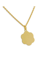 Anhänger Wolke aus 14 Karat Gelbgold