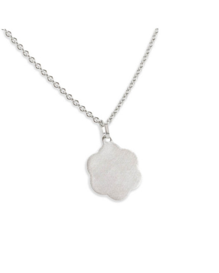 Anhänger Wolke aus 14 Karat Weißgold