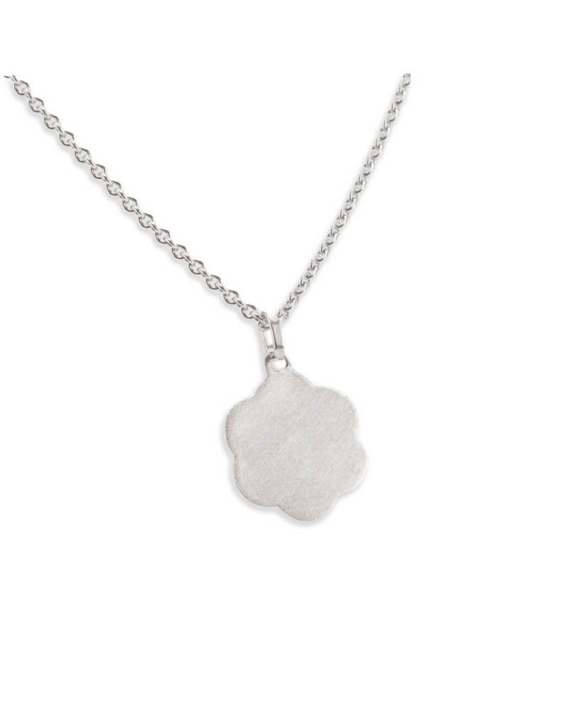 Anhänger Wolke aus 14 Karat Weißgold