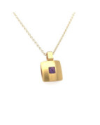 Anhänger mit Amethyst aus 18 Karat Gelbgold