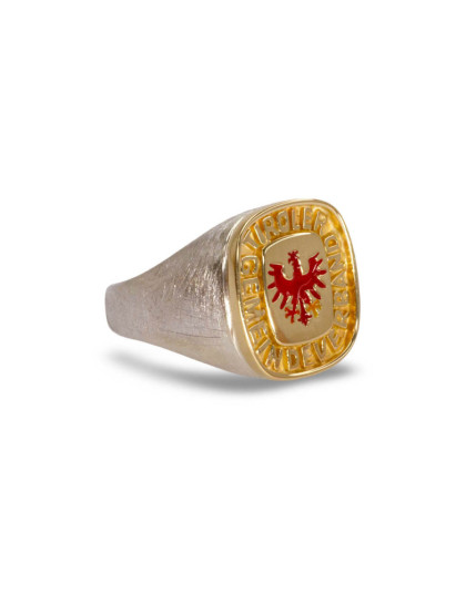 Ehrenringe des Tiroler Gemeindeverbands aus 14 Karat Gelbgold & 925 Silber