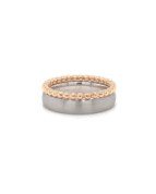Vorsteckring  "Kugelring" 2mm breit aus 14 Karat Gold