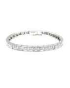 Tennisarmband Brillant quadratische Facon 1